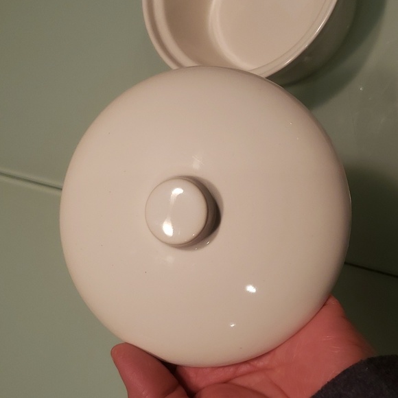 Crate & Barrel 6 White Bowls with Lid - Picture 8 of 8